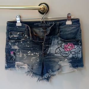 American Eagle Vintage High Festival Shorts sz 8